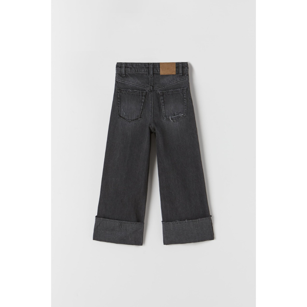 Quần jean Za.Ra xắn lai cá tính cho bé gái size 10Y & 13-14Y