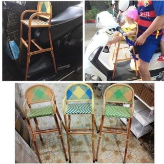 Ghế mây có dựa kèm dây đai an toàn cho em bé ngồi xe số/xa tay ga