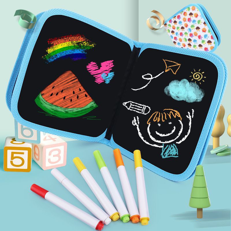 Sổ vẽ xoá được cho bé kèm 6 bút siêu tiện lợi với kích thước nhỏ gọn dễ mang ra ngoài