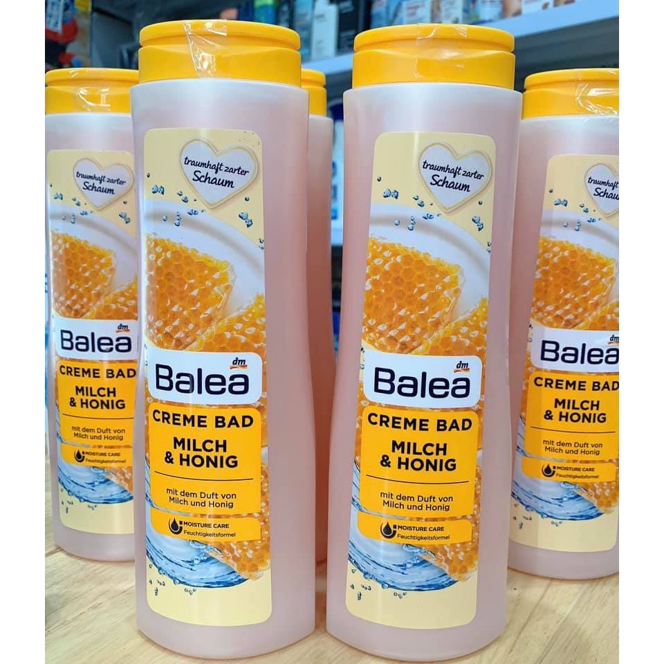 Sữa tắm hương mật ong Balea Cremedusche Milch & Honig của Đức