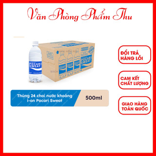 Hỏa tốc hcm - thùng 24 chai nước khoáng i-on pocari sweat chai hàng có sẵn - nước khoáng ion pocari sweat