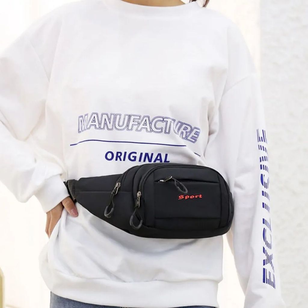 Túi Bao Tử Đeo Hông Sport, Túi Đeo Chéo Nam Nữ Thời Trang Tiện Lợi Phong Cách 2022