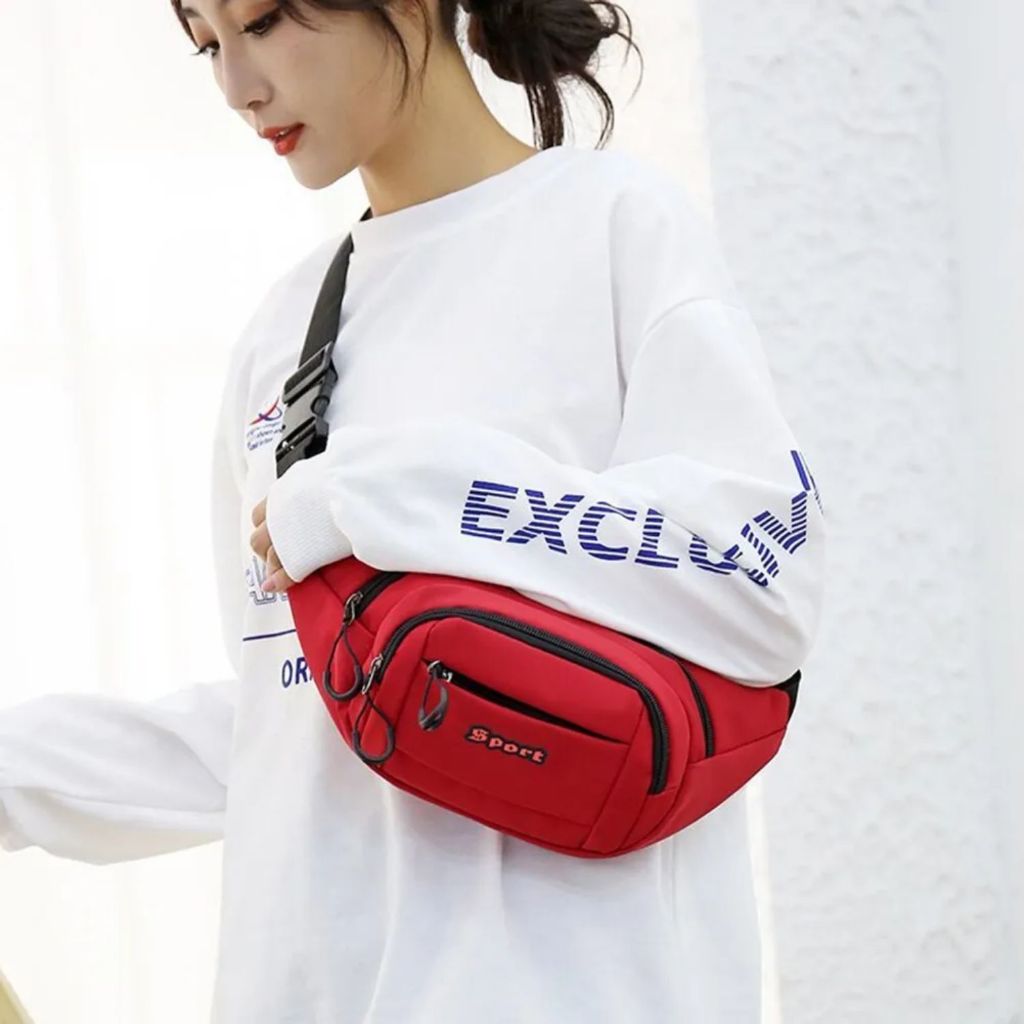 Túi Bao Tử Đeo Hông Sport, Túi Đeo Chéo Nam Nữ Thời Trang Tiện Lợi Phong Cách 2022