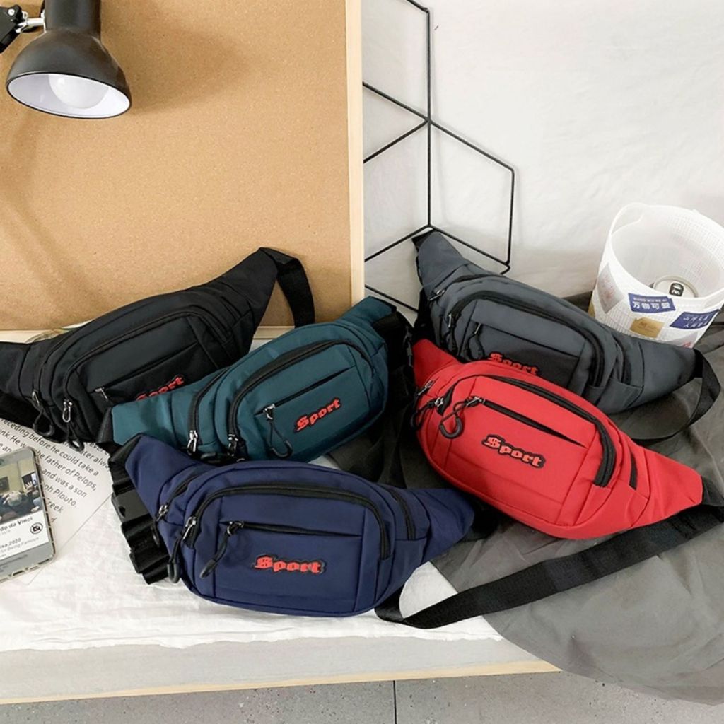 Túi Bao Tử Đeo Hông Sport, Túi Đeo Chéo Nam Nữ Thời Trang Tiện Lợi Phong Cách 2022