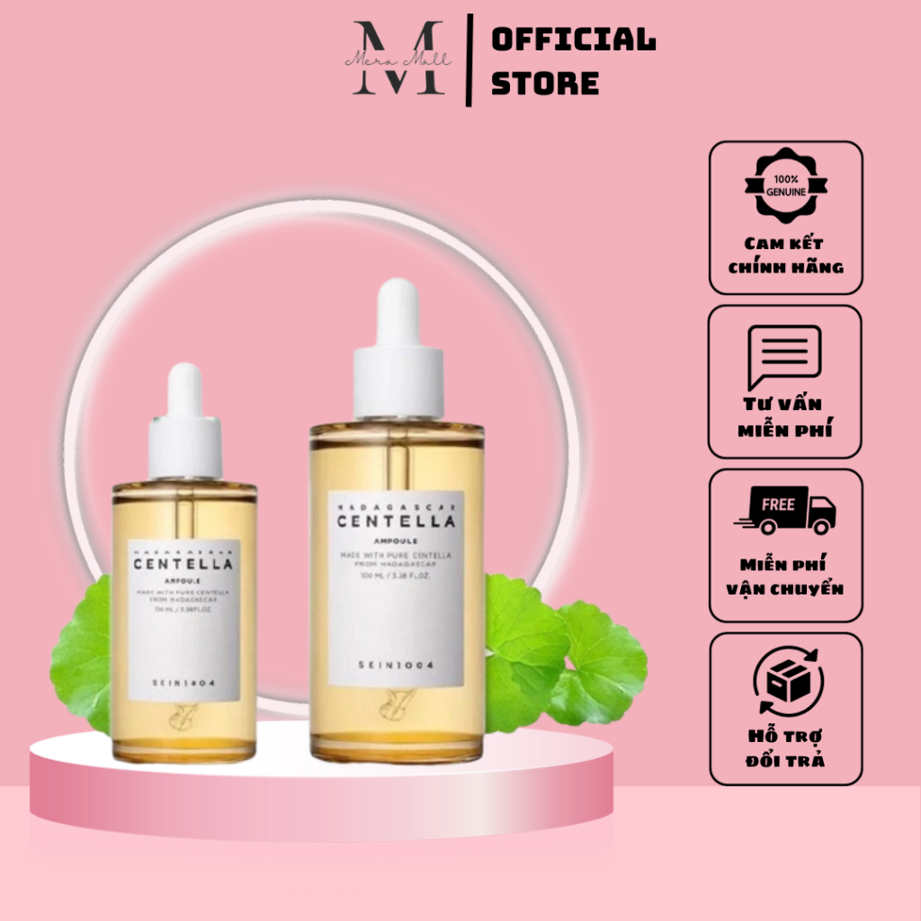 Serum Centella Skin1004 rau má dưỡng da Madagascar Centella Ampoule 100ml