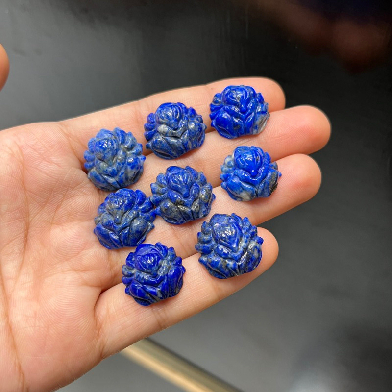Mặt dây chuyền hồ ly 9 đuôi lapis