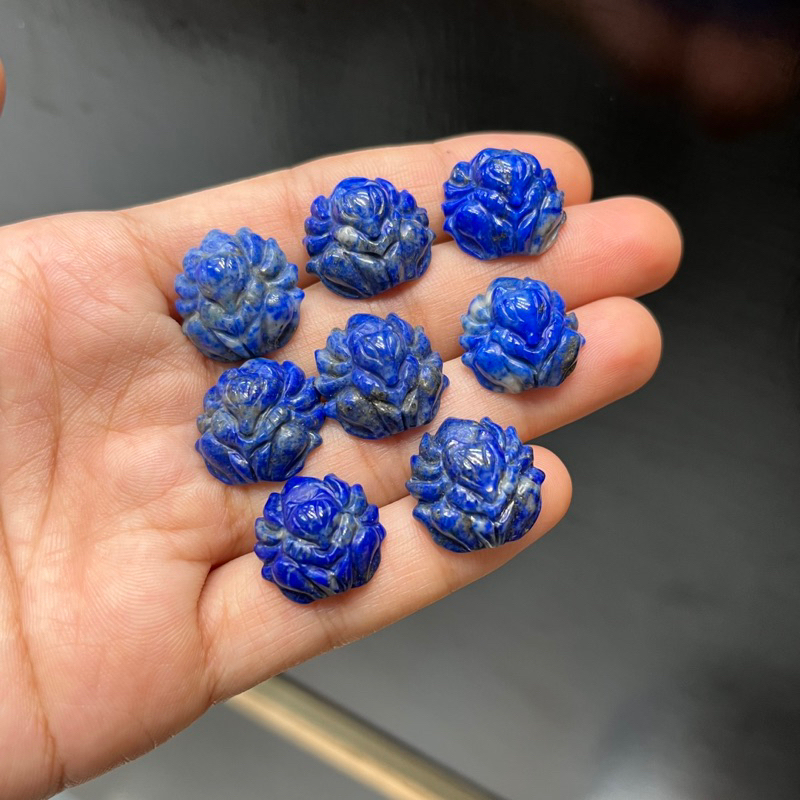 Mặt dây chuyền hồ ly 9 đuôi lapis