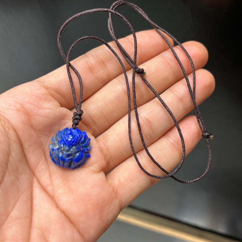 Mặt dây chuyền hồ ly 9 đuôi lapis