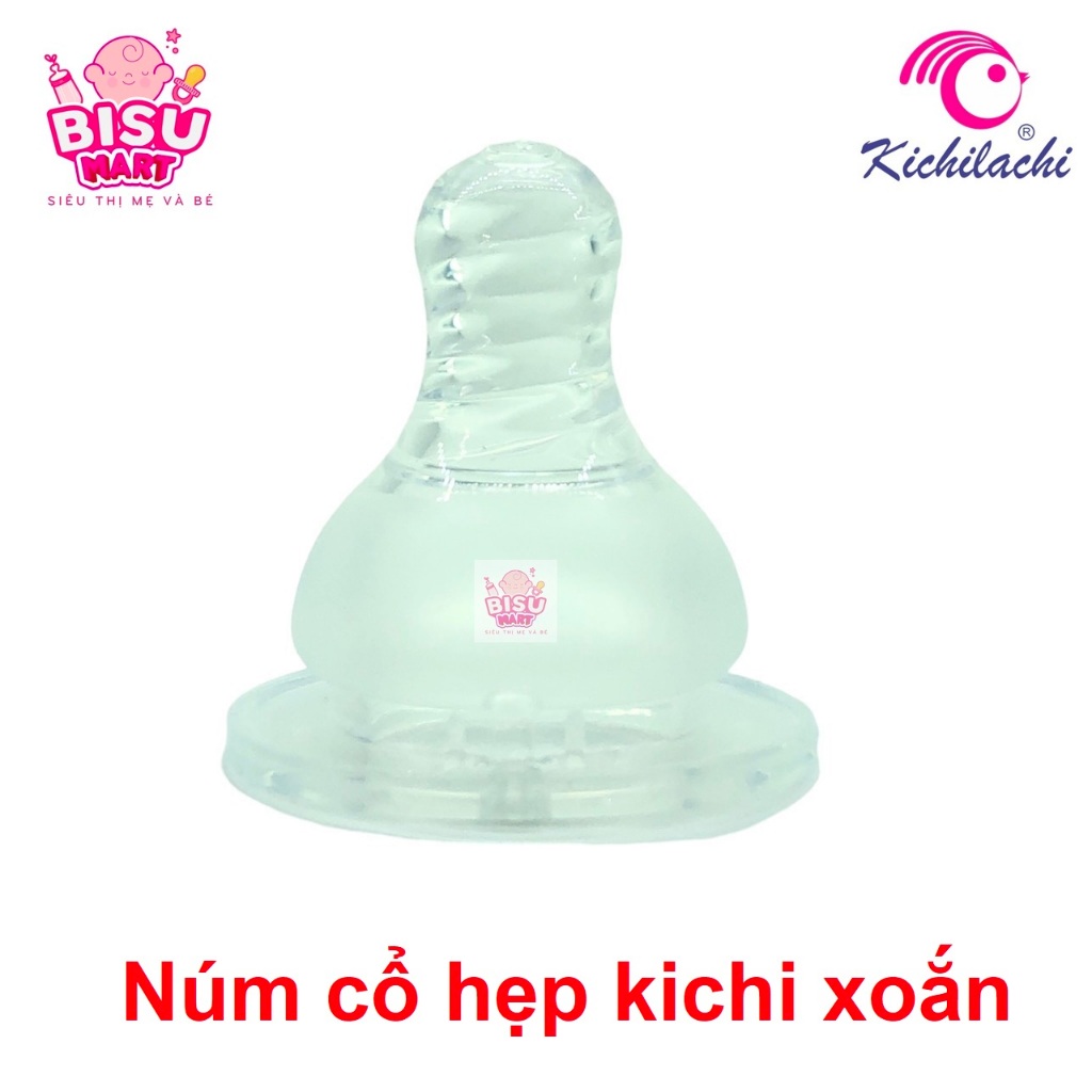 Bình Sữa cổ hẹp KICHI có quai cầm cho Bé nhựa PP 140ml / 200ml / 260ml