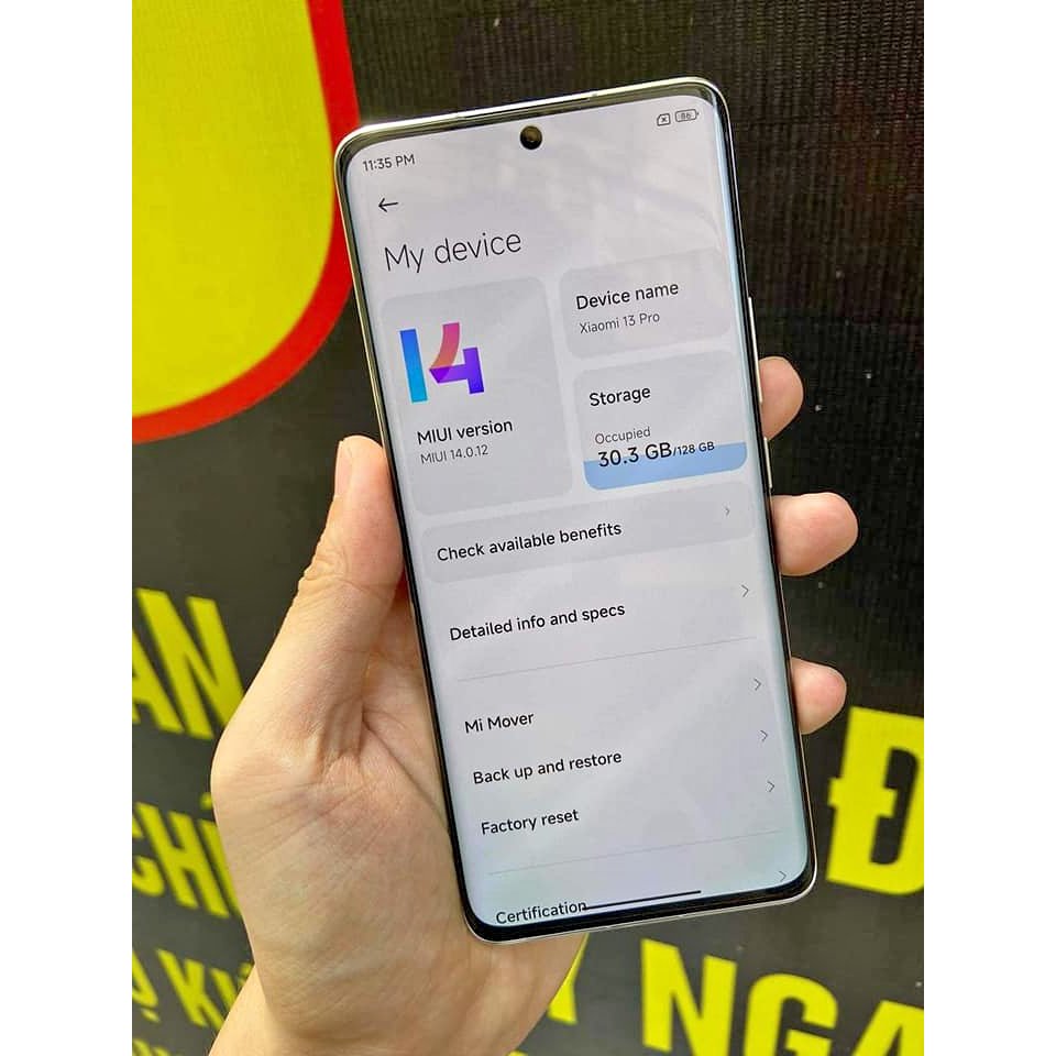 Điện thoại X.iaomi 13 Pro  - Mới Nguyên Seal