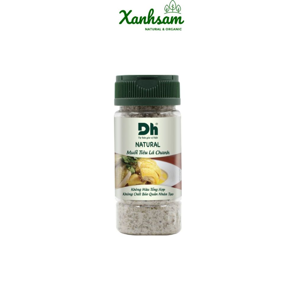 Hũ Muối Tiêu Lá Chanh Tây Ninh 60gr - Thương hiệu DH Foods