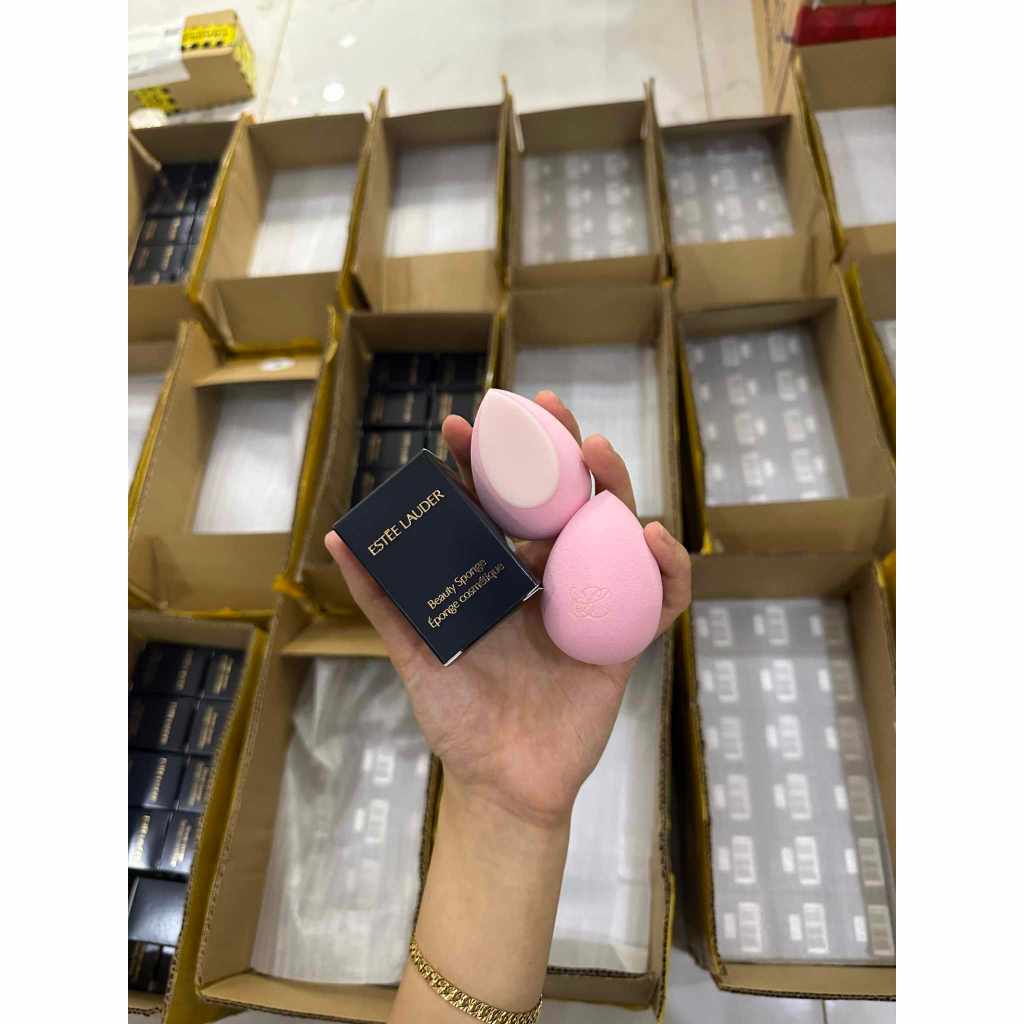 Mút tán nền, má hồng Es.tee Lau.der fullbox