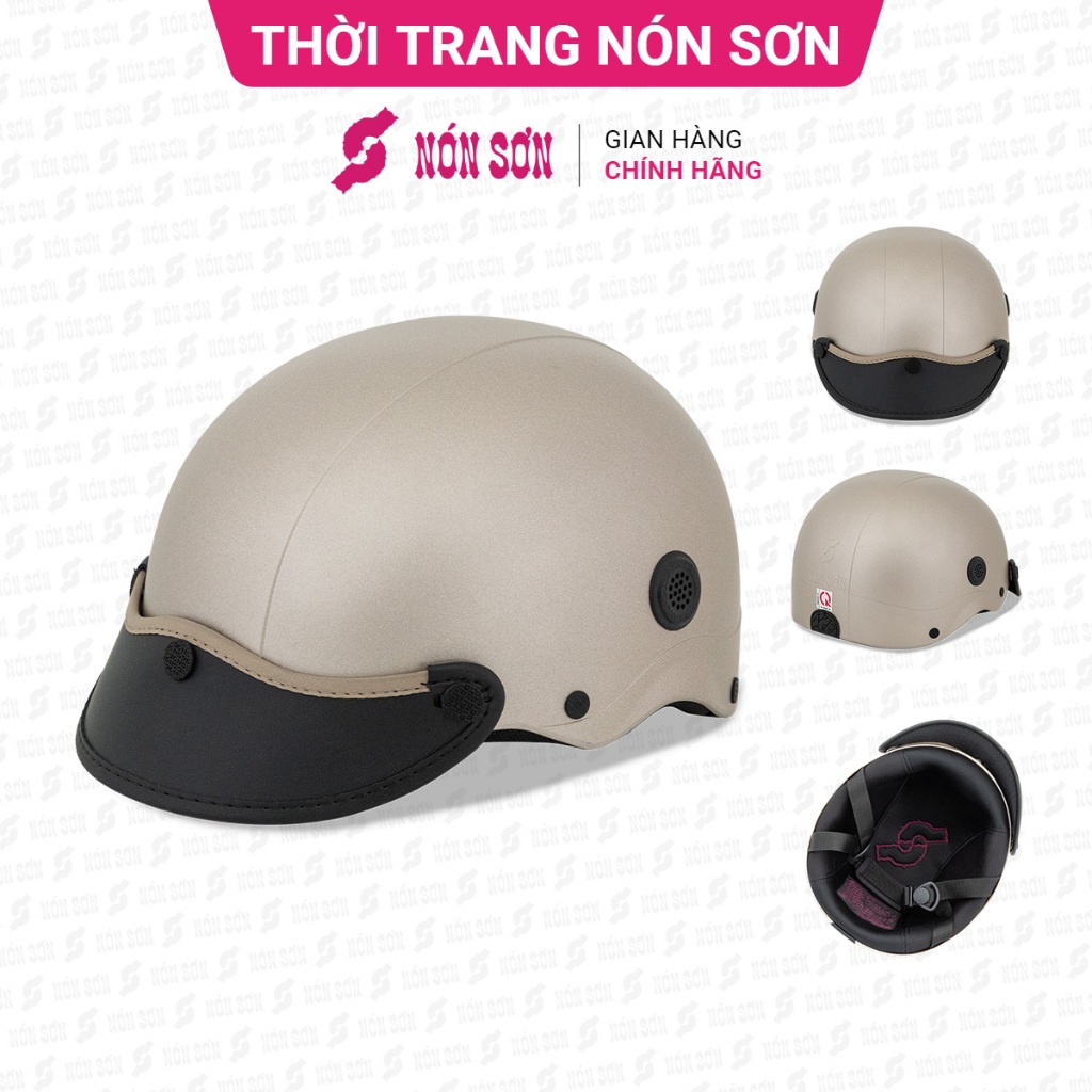 Mũ bảo hiểm lỗ thông gió NÓN SƠN chính hãng TG-NU718