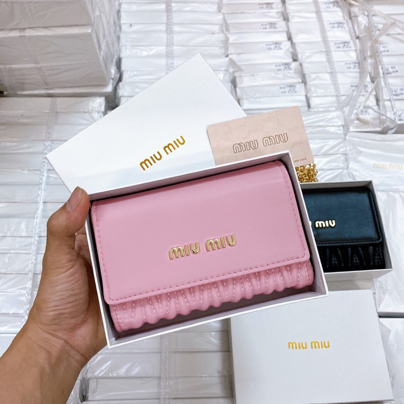 Ví MIU MIU SP kèm xích FULLBOX SEAL