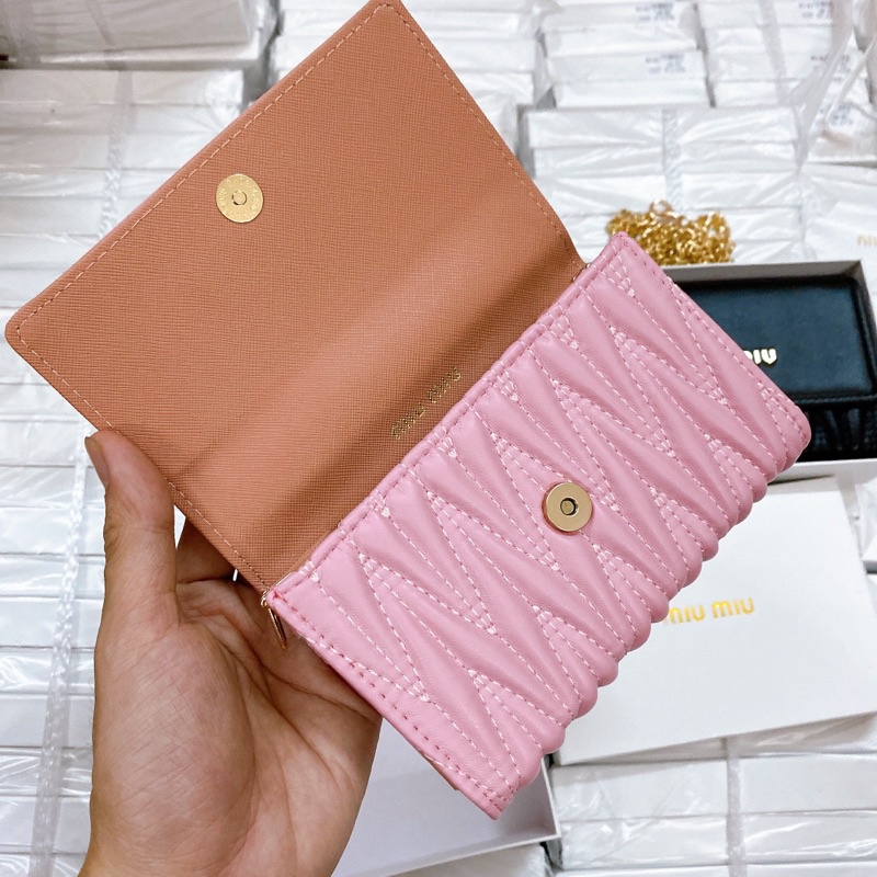 Ví MIU MIU SP kèm xích FULLBOX SEAL