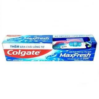 [+ Quà tặng ] Kem đánh răng COLGATE Maxfresh Ngừa Sâu Răng hương bạc hà the mát 230g