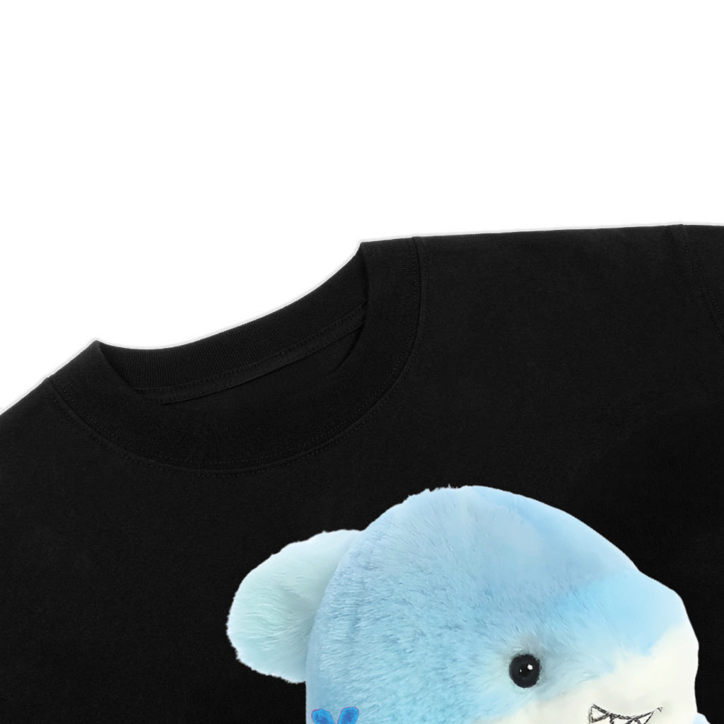 Áo thun YANDO cá mập Baby Shark xanh unisex nam nữ form rộng cổ tròn ulzzang BABY SHARK Cotton 100% 250GSM Local Brand