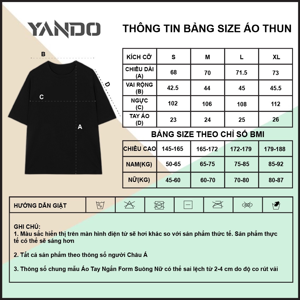 Áo thun YANDO cá mập Baby Shark xanh unisex nam nữ form rộng cổ tròn ulzzang BABY SHARK Cotton 100% 250GSM Local Brand