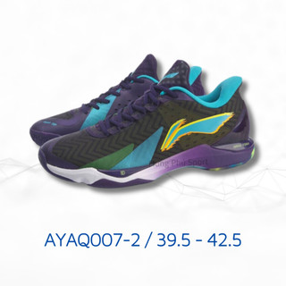 Giày cầu lông lining ayaq007-2 tím chính hãng