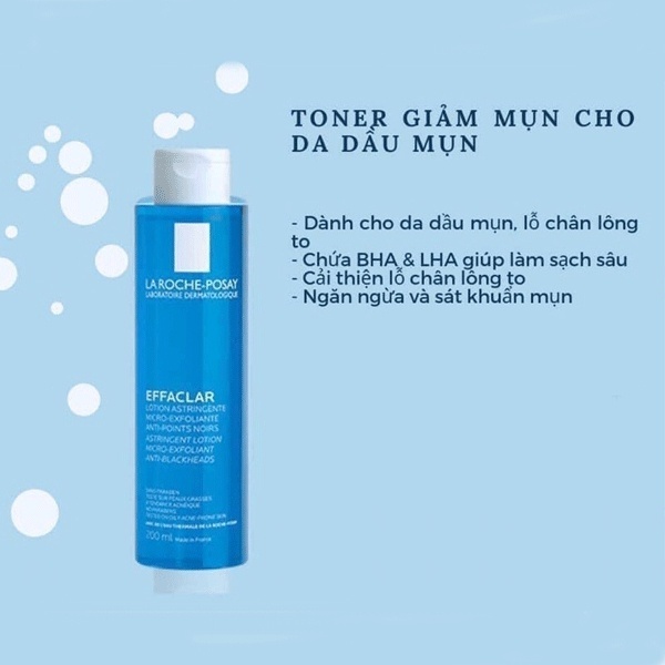 Nước hoa hồng La Roche Posay Effaclar 200ml