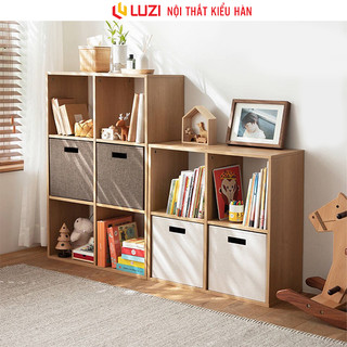 Kệ sách gỗ đa năng tùy biến dễ dàng theo nhu cầu gỗ mdf phủ melamin chống xước Luzi - Zp100