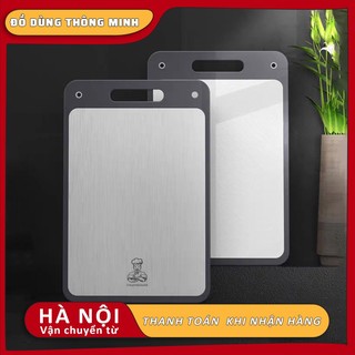 Thớt Inox Cường Lực, Thớt Kháng Khuẩn Khử Mùi Size Lớn Chống Ẩm Mốc Rã Đông Nhanh Vệ Sinh Dễ Dàng