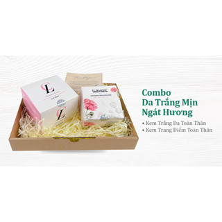 Combo Da Trắng Mịn Ngát Hương (Kem Trắng Da Toàn Toàn Thân - Kem Trang Điểm Toàn Thân)