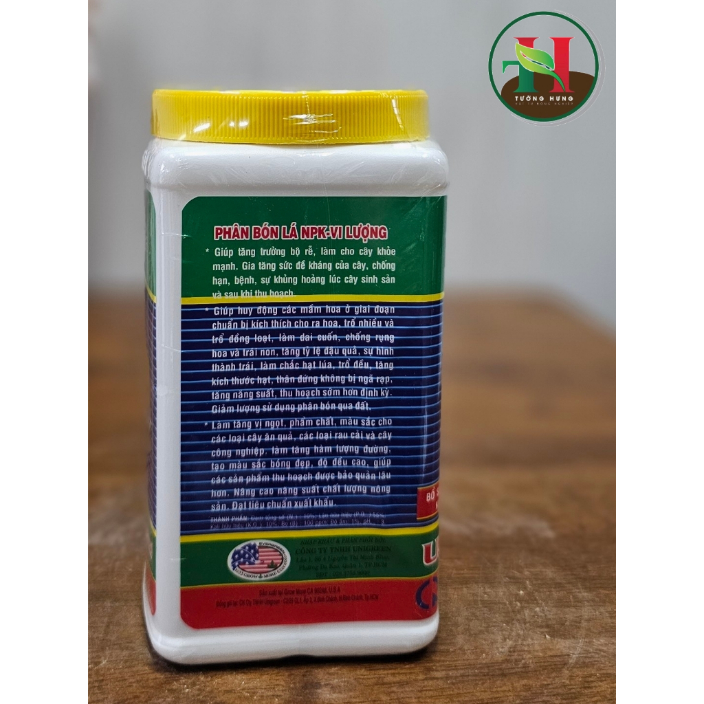 Phân bón lá Growmore Bloom Plus 10-60-10 - Nhập khầu từ Mỹ - Chuyên tạo mầm hoa, kích chuyển mầm ra hoa đồng loạt - 1kg