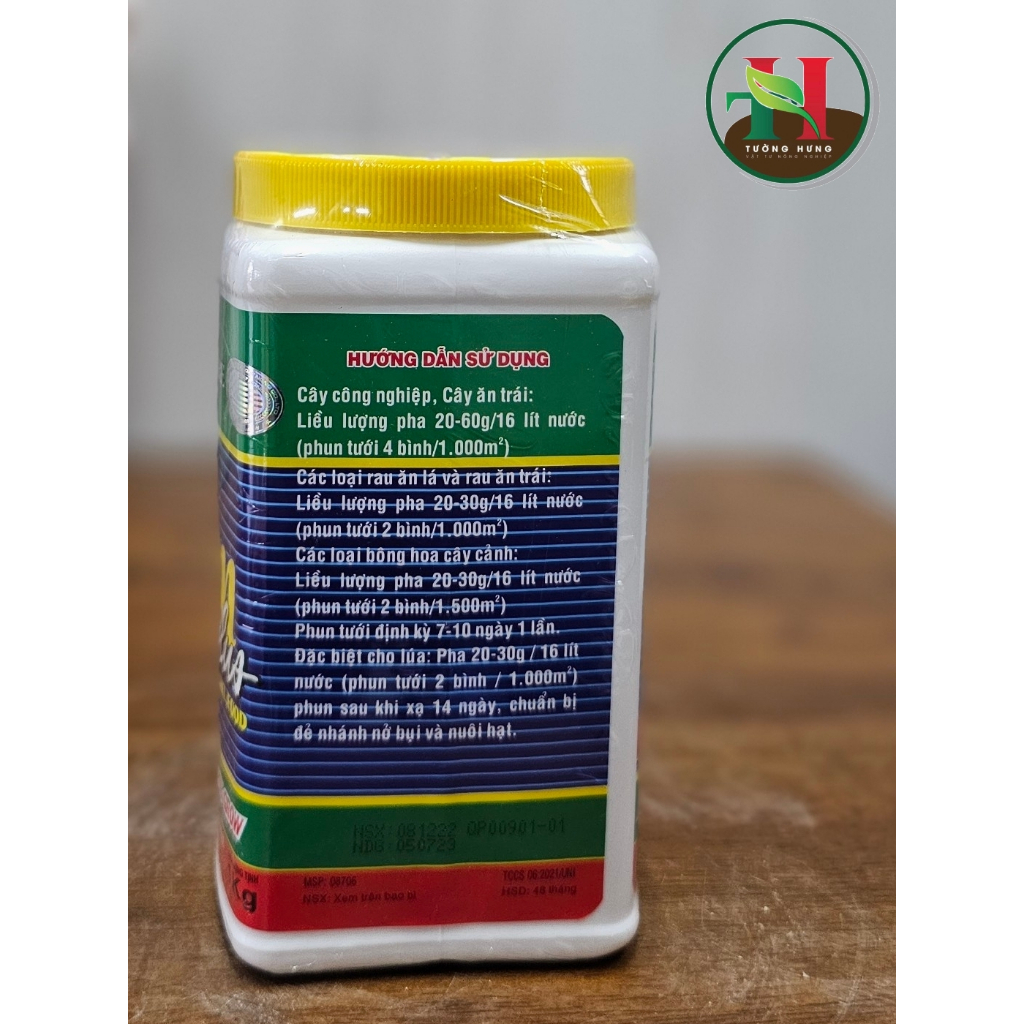 Phân bón lá Growmore Bloom Plus 10-60-10 - Nhập khầu từ Mỹ - Chuyên tạo mầm hoa, kích chuyển mầm ra hoa đồng loạt - 1kg