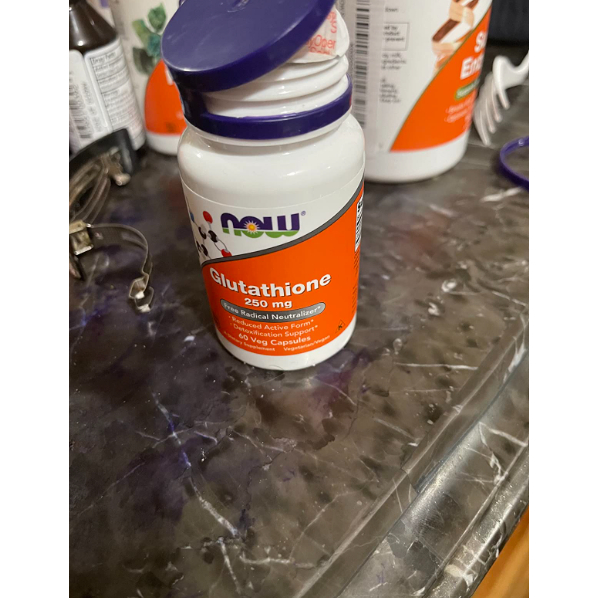 Viên Uống Hỗ Trợ Trắng Da Now Glutathione 250mg Mỹ 60 viên