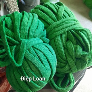 Combo 2kg dây dù dẹt màu xanh lá bền chắc