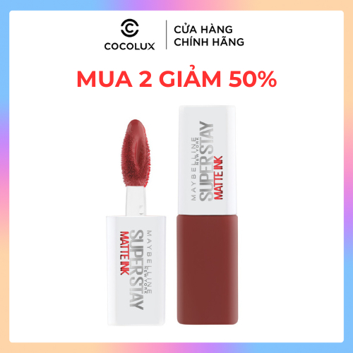 Son Kem Lì Maybelline New York Super Stay Matte Ink Lipstick 2.7ml 16H Lâu Trôi - 20 Pioneer (MINISIZE)