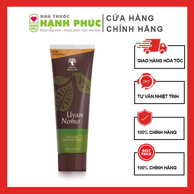 Gel xoa khớp Siberian Uyan Nomo Joint Comfort Natural Relief Cream – 100ml/tuýp