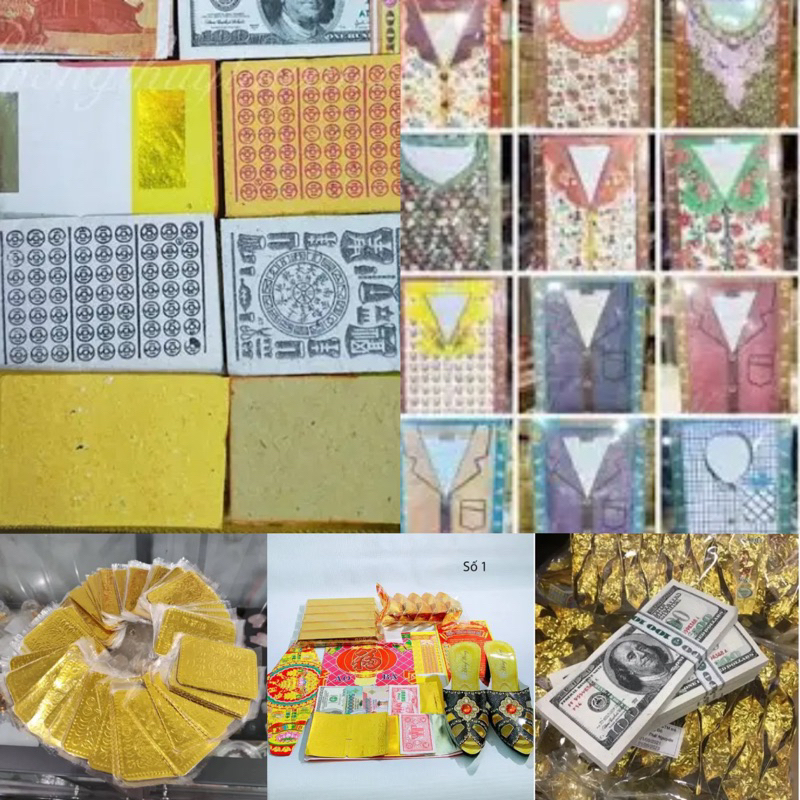 bộ cúng ông bà,vàng mã,đầy đủ.