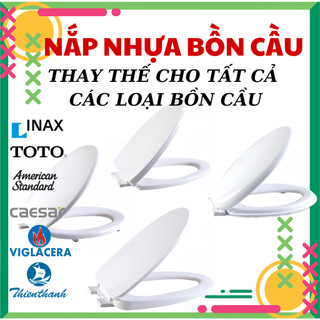 Nắp Bồn Cầu Dùng Cho Hầu Hết Các Loại Bồn Cầu- Bồn Cầu 1 khối- Bồn Cầu 2 Khối  - Phụ Kiện Phòng Tắm AP Home