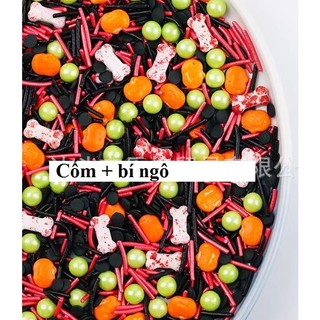Cốm mầu trang trí bánh