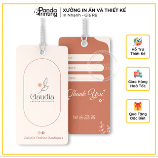 In Ấn Tag Treo, Thẻ Treo Quần Áo, Thẻ Bài ( Miễn Phí Thiết Kế )