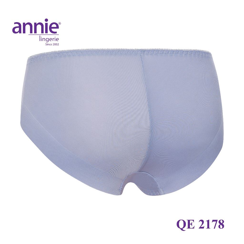 Combo 5 quần lót nữ không viền sau annie QE 2178 không vết hằn, co giãn 4 chiều, lưng thấp có ren, thoáng mát cả ngày