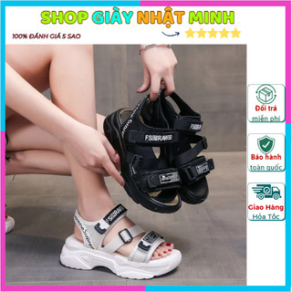 FREE SHIP Sandal quai hậu học sinh SPRME độn đế 4cm êm chân-Dép quai hậu cao cấp hottrend