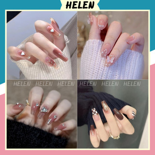 Móng giả đính đá helen nail sang chảnh giá tốt lg10
