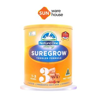 Sữa Bột NATURE ONE Dairy Suregrow 3 Cho Bé Từ 1-3 Tuổi Hỗ Trợ Tăng Cường Sức Đề Kháng, 600G