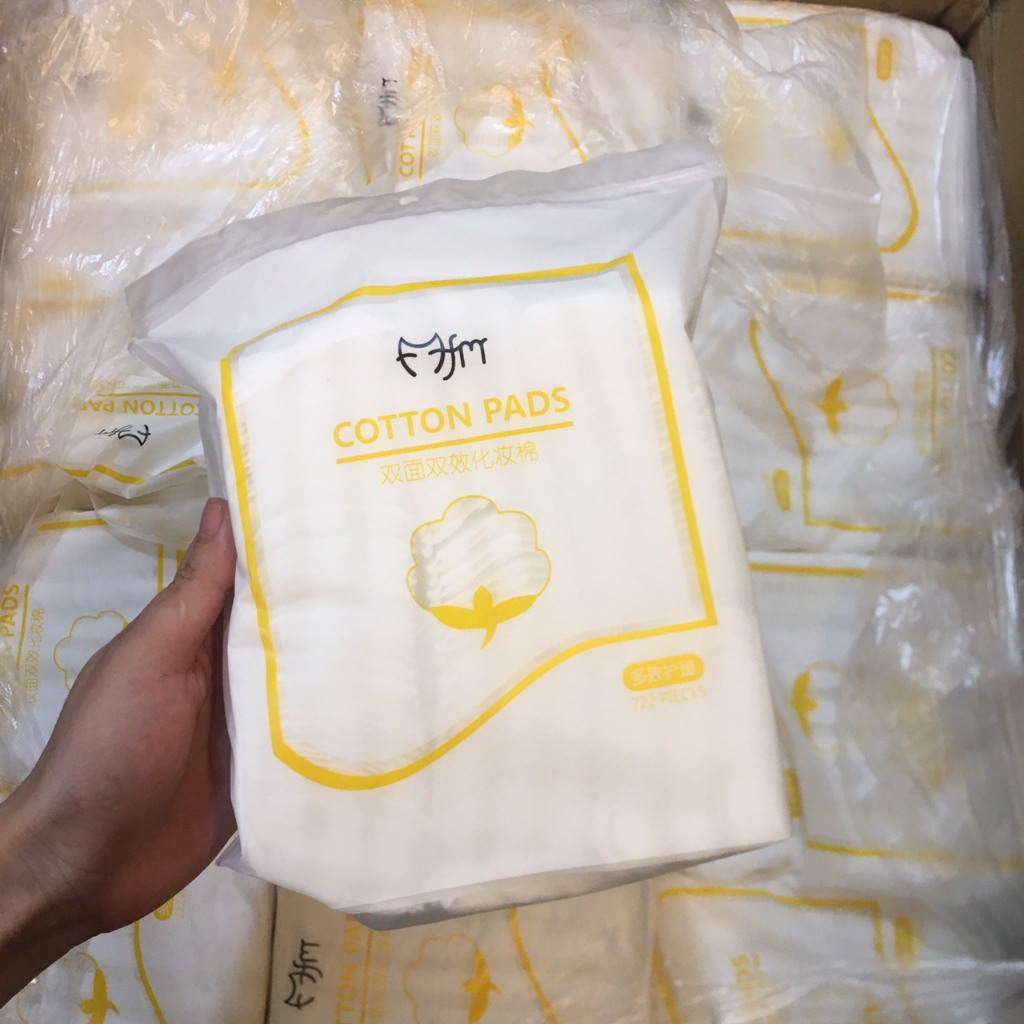 Bông tẩy trang 3 lớp FM Cotton Pads 222 miếng