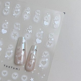 Sticker nail 5D lụa trang trí móng tay