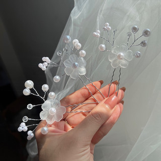 (25 Mẫu) Hoa Cài Tóc Cô Dâu, Bà Sui đá mix hạt trai nhiều mẫu(Bán từ 2 Chiếc trở lên hoặc vui lòng mua kèm sp khác)