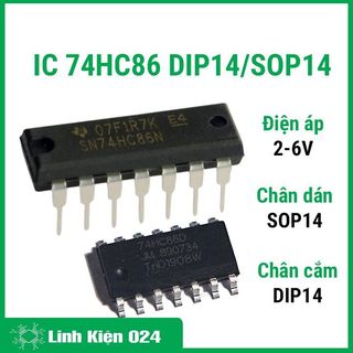 IC 74HC86 điện áp -0.5 ~ 7V