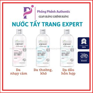 Nước tẩy trang Bielenda Expert làm sạch sâu cho mặt, mắt, môi 400ml