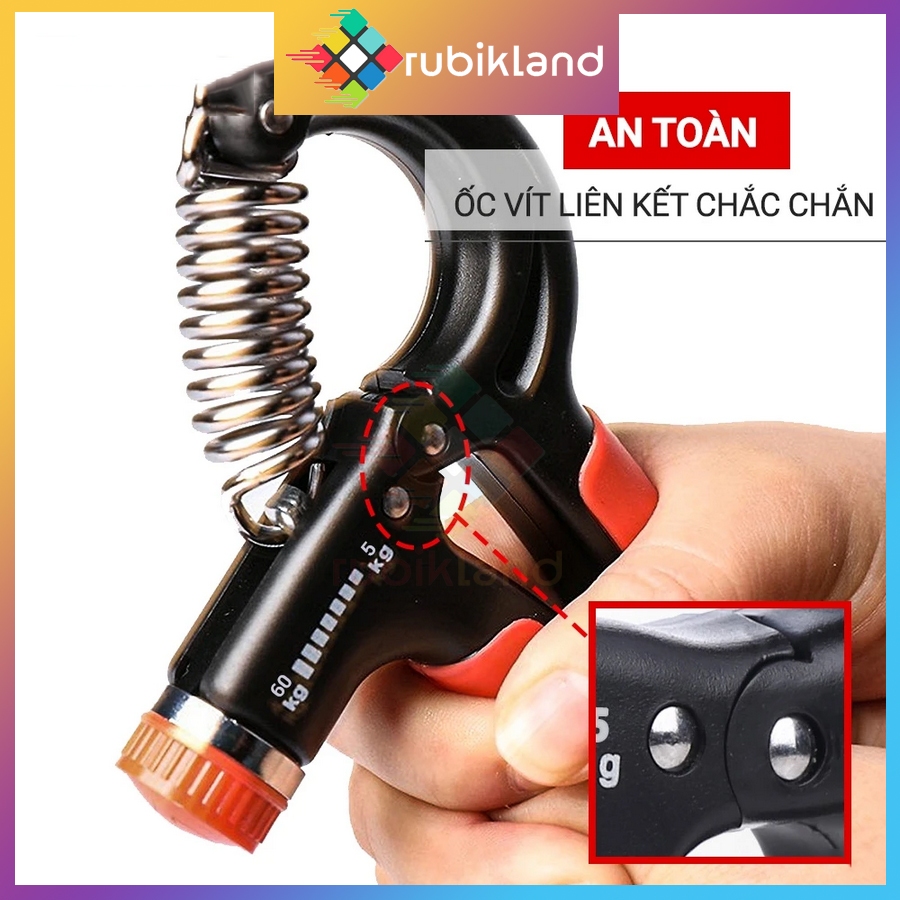 Kìm Bóp Tay Lò Xo Chữ A Có Lò Xo Điều Chỉnh Lực Kìm Tập Cơ Tay Dụng Cụ Tập Gym Tại Nhà 10-60kg Đồ Chơi Thể Thao Phụ Kiện