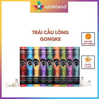 Ống cầu lông gongke 12 trái cầu lông gong ke chất lượng cao dùng tập luyện thi đấu thể thao