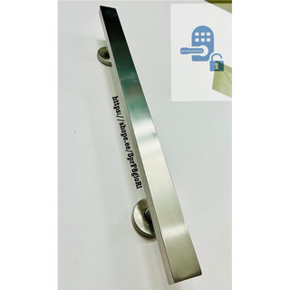 Tay nắm cửa cổng inox hộp 20x40 inox 304 dày 1ly