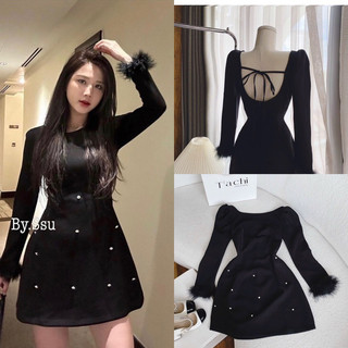ĐẦM JEAN HỞ LƯNG CHÉO DÂY